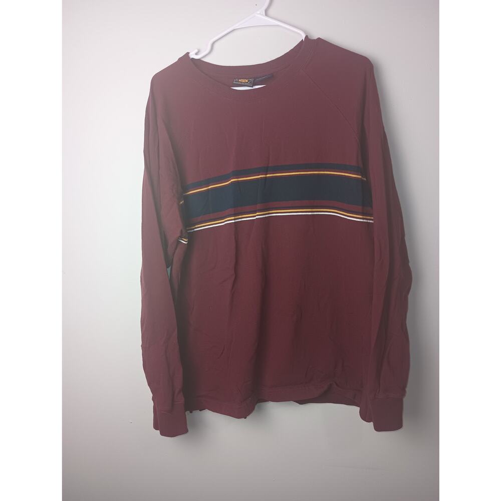 Vtg Y2K Route 66 Shirt Long sleeve‎ Men's Size Large Streetwear 100% Cotton